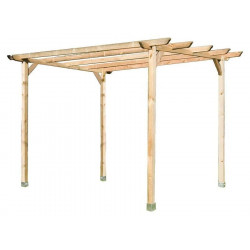 Faura Kit Pérgola Madera Natural