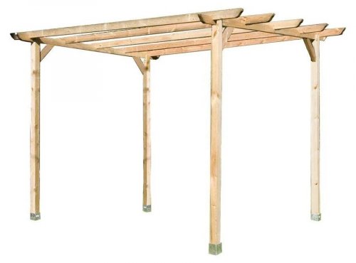 Faura Kit Pérgola Madera Natural
