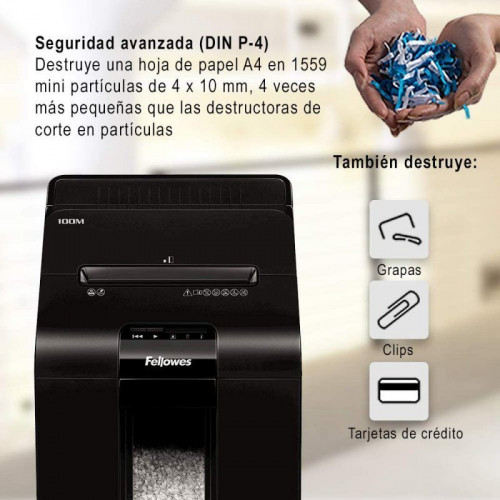 Fellowes Automax 100M Destructora de Papel 23L