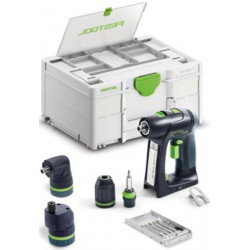 Festool Taladro atornillador a batería C 18 Basic-Set
