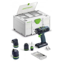 Festool Taladro atornillador a batería T18+3 Basic-Set