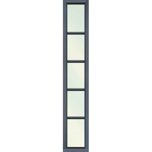 Fijo de puerta lateral Saga 100 color gris de 30x210cm