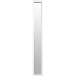Fijo lateral saga libre con cristal 30x210 blanco