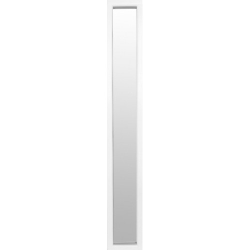 Fijo lateral saga libre con cristal 30x210 blanco