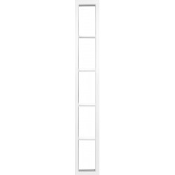 Fijo lateral saga separador sin cristal 30x210 blanco