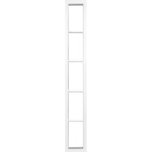 Fijo lateral saga separador sin cristal 30x210 blanco