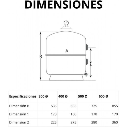 Filtro belice 400 con bomba atlantic + vidrio
