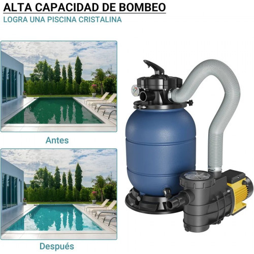 Filtro de arena Sistema de filtrado Bomba de piscina HZS-200