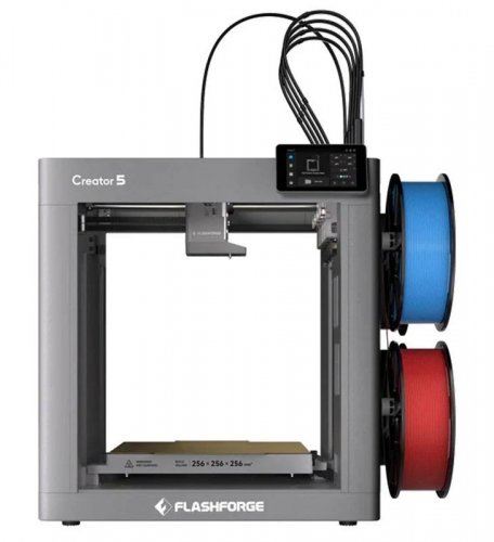 Flashforge Creator 5 Impresora 3D Multi-Color con 4 Cabezas de Herramienta