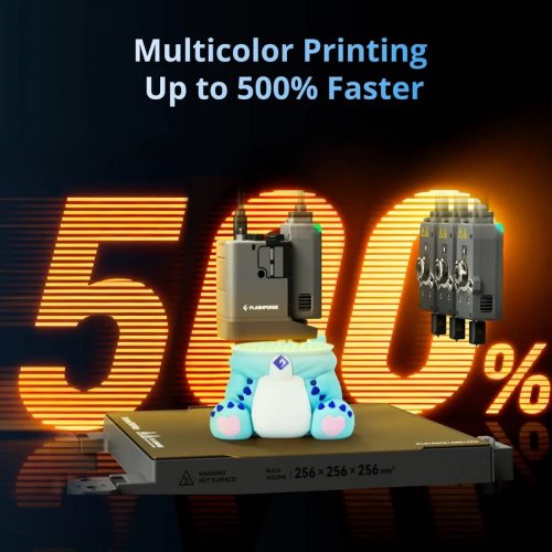 Flashforge Creator 5 Impresora 3D Multi-Color con 4 Cabezas de Herramienta