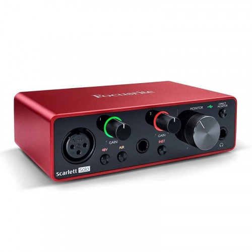 Focusrite Scarlett Solo 3rd Gen Interfaz de Audio USB