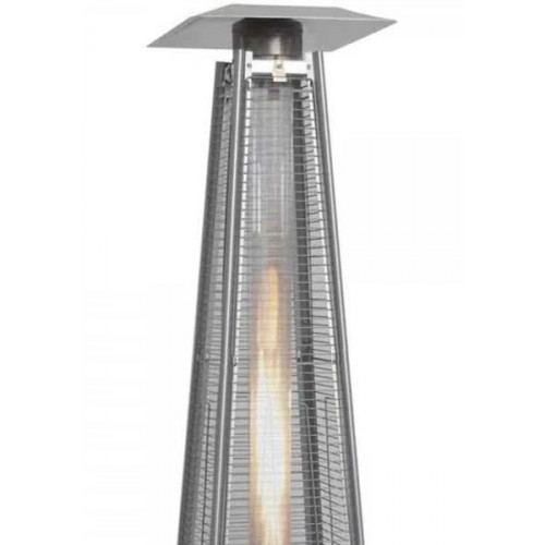 Forcali Estufa Exterior 13kw A Gas Acero Inoxidable Pirámide para Terraza