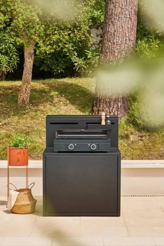 Forge Adour Plancha eléctrica 3200w 60,5x42cm negra Modern e60an