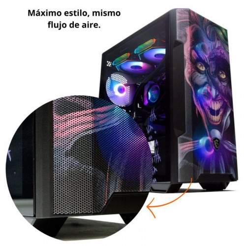 Forgeon Arcanite ARGB Mesh Torre ATX Blanca 2 superficies personalizables