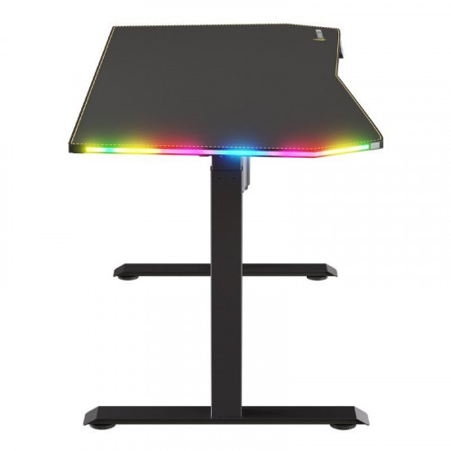 Forgeon Battleground Mesa Gaming Regulable en Altura con Motor 140x70cm RGB Negra