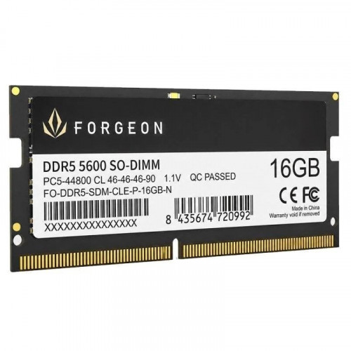 Forgeon Cyclone PRO SODIMM DDR5 5600 MHz 16GB CL46 Negra
