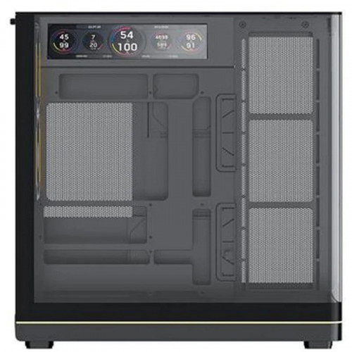 Forgeon VISION LCD ARGB Torre ATX Cristal Curvo USB-C Pantalla IPS 9,16