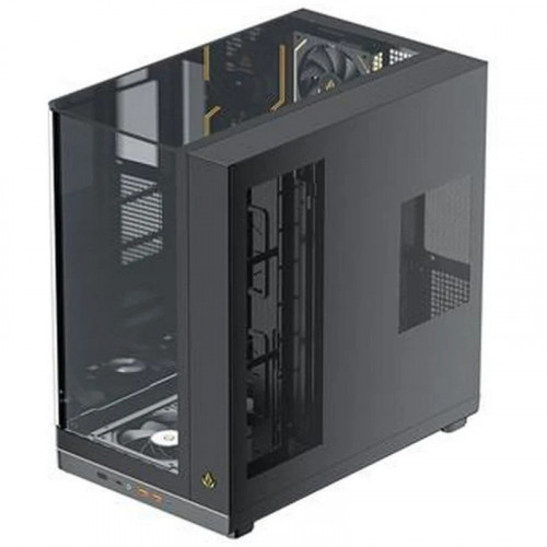 Forgeon VISION LCD ARGB Torre ATX Cristal Curvo USB-C Pantalla IPS 9,16