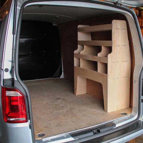 Forro de furgoneta Gris Plata de 11 m2, Estantería para VW Transporter y Adhesivo