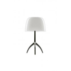 Foscarini Lumiere 05 Grande alu Lámpara de sobremesa blanco/aluminio/con interruptor