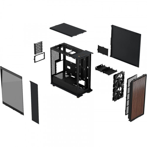 Fractal Design North TG ATX Mid Tower Cristal Templado USB 3.2 Charcoal Black