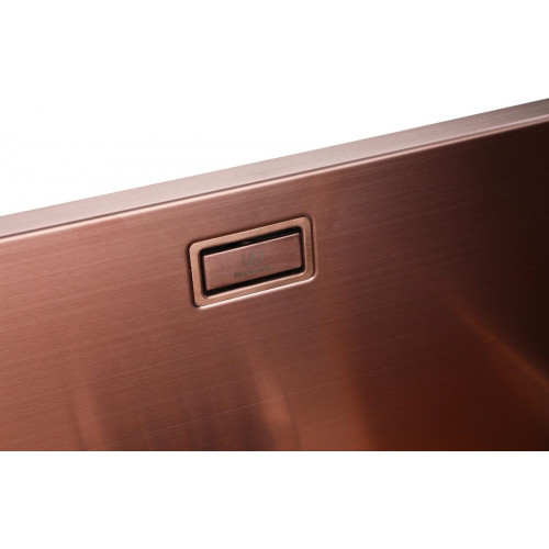 Fregadero cocina Andemen Neptuno sobre/bajo encimera/enrasado 2 senos con sifón 83.8x45.7 cm acero inox mueble a partir de 90 cm