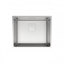 Fregadero cocina Delinia Michigan sobre/bajo encimera 1 seno con sifón 45x55 cm acero inox mueble a partir de 60 cm