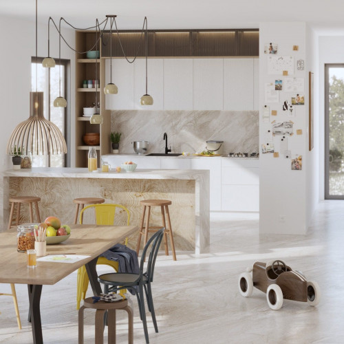 Fregadero cocina Delinia Onega sobre encimera 1 seno con sifón 49x51 cm cuarzo negro mueble a partir de 45 cm