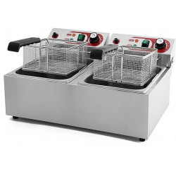 Freidora 7+7 Litros Profesional Doble de Eltron