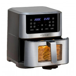 Freidora de aire Alpina 1800W 8L control táctil inox