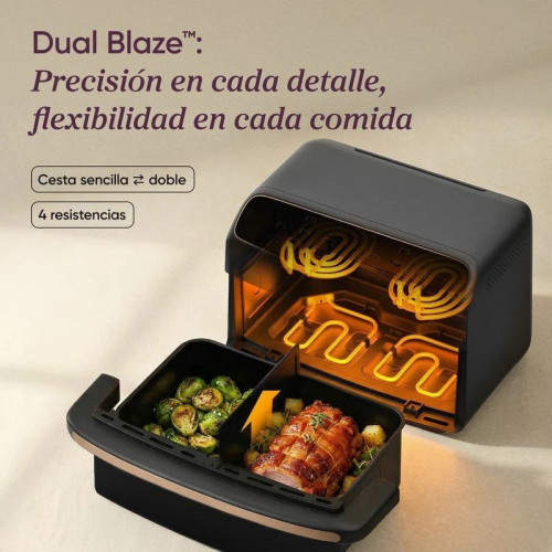 Freidora de Aire Cosori Dual Blaze Twinfry Compact 8.6L 2700W Cesta Divisible