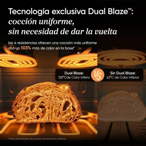 Freidora de Aire Cosori Dual Blaze Twinfry Compact 8.6L 2700W Cesta Divisible