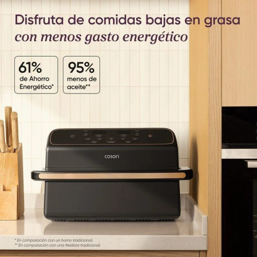 Freidora de Aire Cosori Dual Blaze Twinfry Compact 8.6L 2700W Cesta Divisible