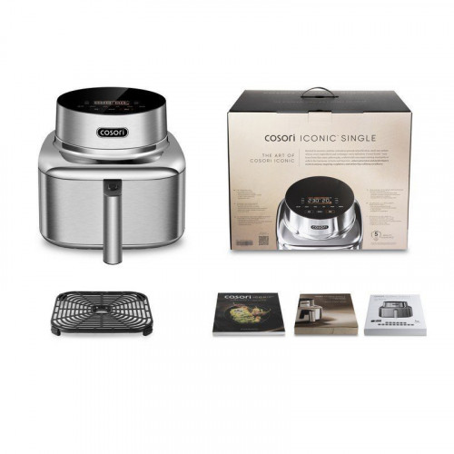 Freidora de Aire Cosori Iconic Single Chef Edition 6,2L 1725W Inoxidable con Temporizador