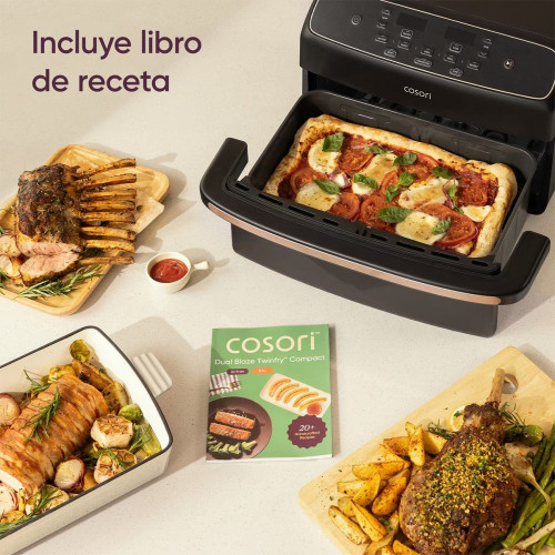 Freidora de Aire COSORI Twinfry™ Dual Blaze Compact de 8,6 litros Metal