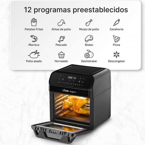 Freidora de aire digital 12L Magister Ufesa