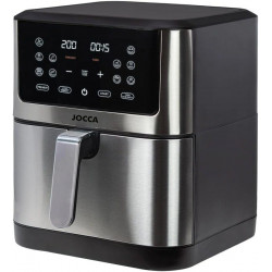 Freidora de aire digital Jocca 8L doble resistencia 1700W pantalla táctil