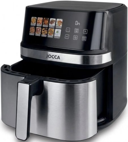Freidora de aire digital Jocca 8L doble resistencia 1700W pantalla táctil