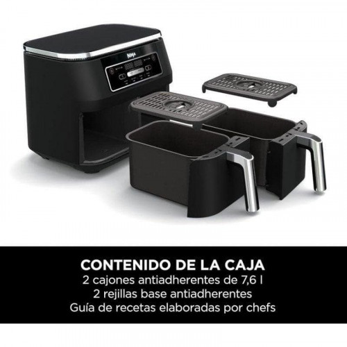 Freidora de aire Ninja Foodi Dual Zone AF200EU 7.6 L doble zona 2400W negra
