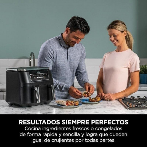 Freidora de aire Ninja Foodi Dual Zone AF200EU 7.6 L doble zona 2400W negra