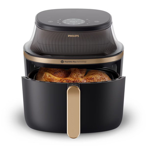 Freidora de aire Philips S3000 Dig con ventana tamaño XL y 6,2 litros Negro / Cobre