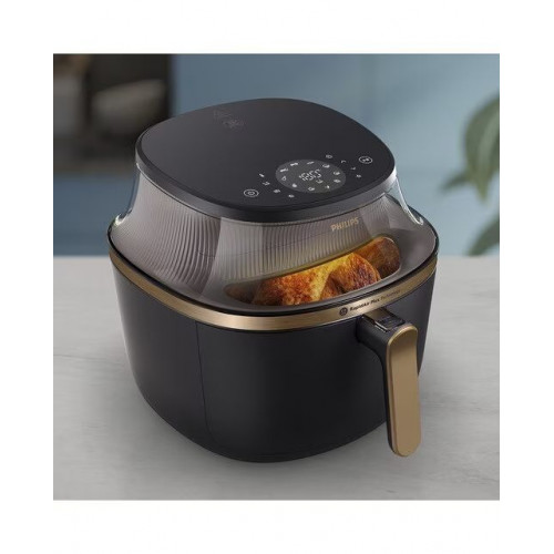 Freidora de aire Philips S3000 Dig con ventana tamaño XXL y 7,2 litros Negro / Cobre
