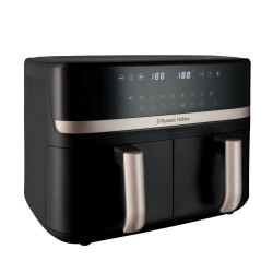 Freidora de aire Russell Hobbs Satisfry Dual Basket 9L Negro