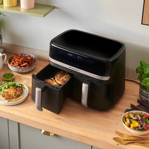 Freidora de aire Russell Hobbs Satisfry Dual Basket 9L Negro