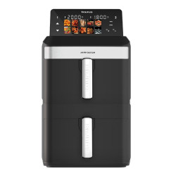 Freidora de aire Taurus Air Fry duo Slim 13 litros Negro