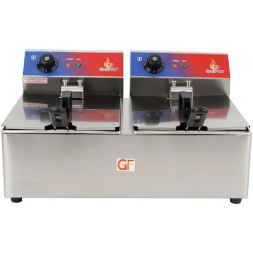 freidora electrica 10 + 10 litros con termostato E.G.O