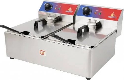 freidora electrica 10 + 10 litros con termostato E.G.O