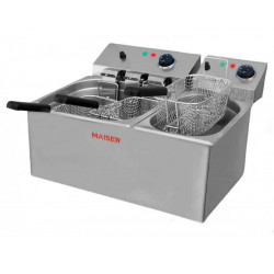 Freidora eléctrica de 10+4 litros con 4 cestas Maiser F12/103+6/4