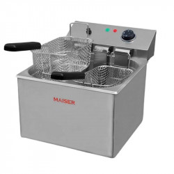 Freidora eléctrica de 10 litros con 3 cestas Maiser F12/103