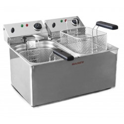 Freidora eléctrica de 8+8 litros Maiser F10/8X2